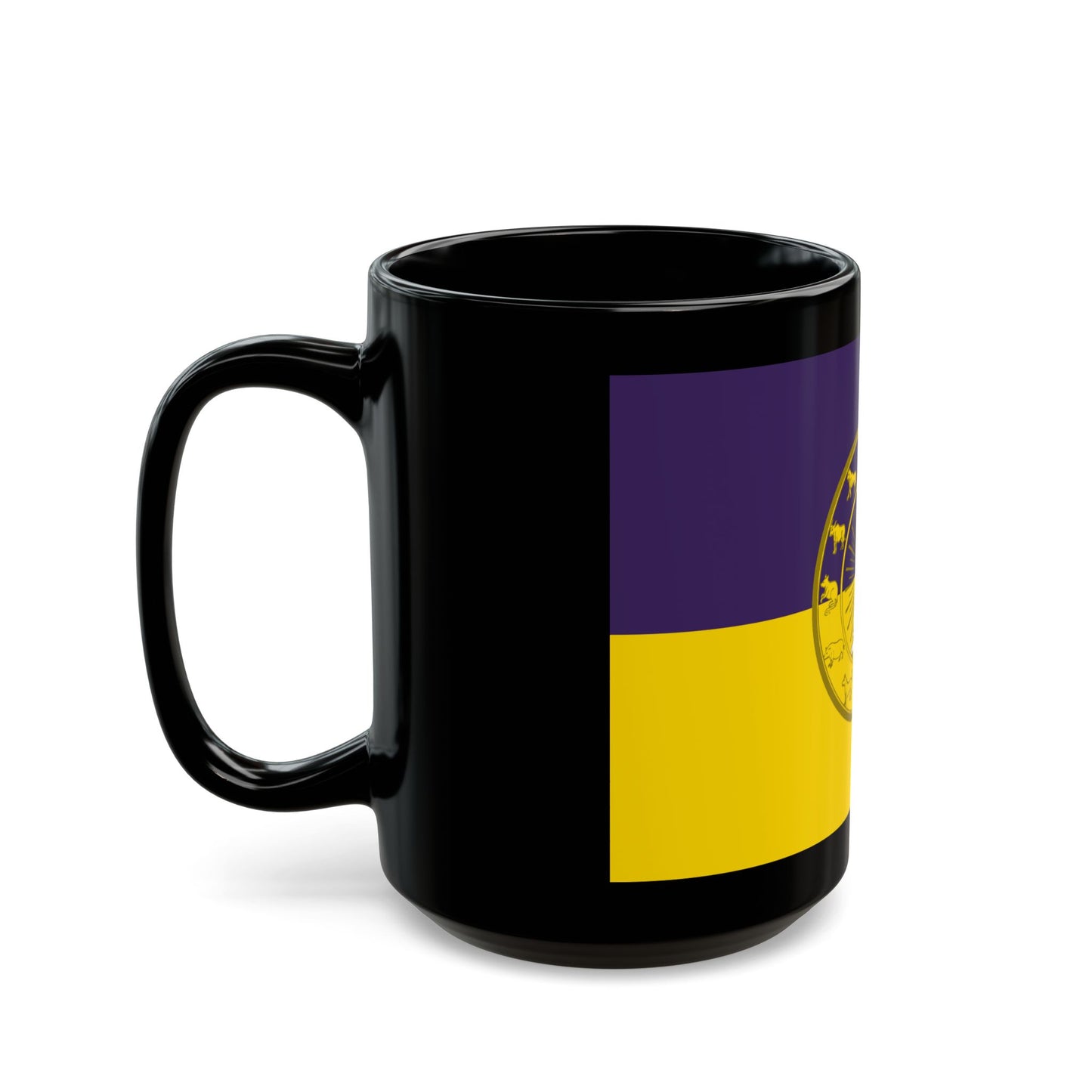 Flag of Nakhon Si Thammarat Province Thailand - Black Coffee Mug-Go Mug Yourself