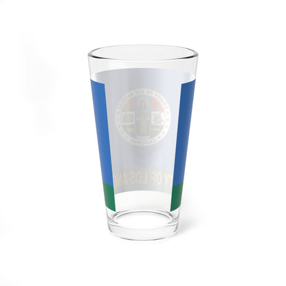 Flag of Los Angeles County California (United States) Pint Glass 16oz