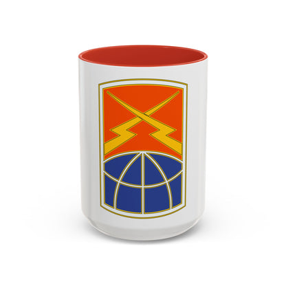 160 Signal Brigade 3 (U.S. Army) Accent Coffee Mug