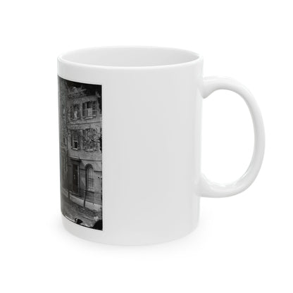 Washington, D.C. Central Office Of The Sanitary Commission, 1333 F Street, N.W. (U.S. Civil War) White Coffee Mug