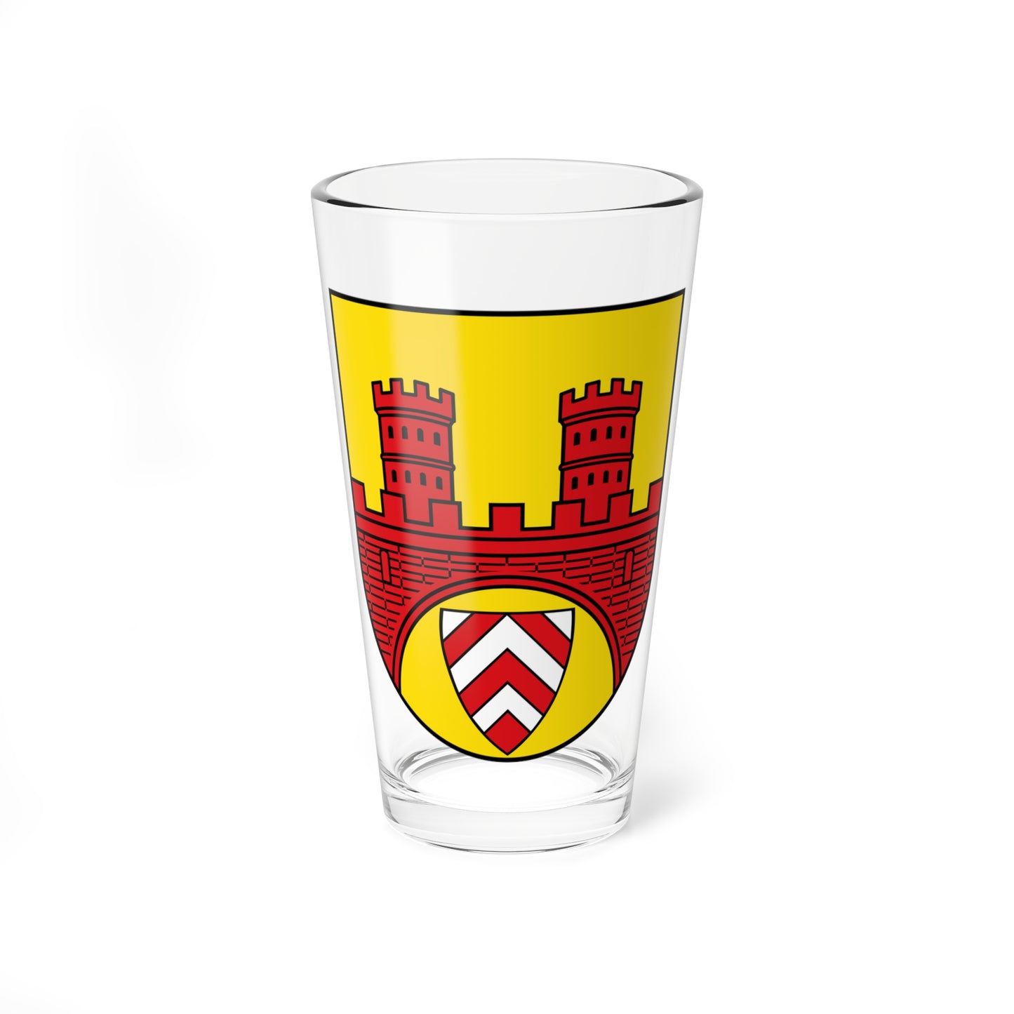 DEU Bielefeld COA (Germany) (Coat of Arms) Pint Glass 16oz