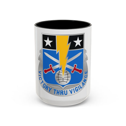 108 Military Intelligence Battalion (U.S. Army) Accent Coffee Mug