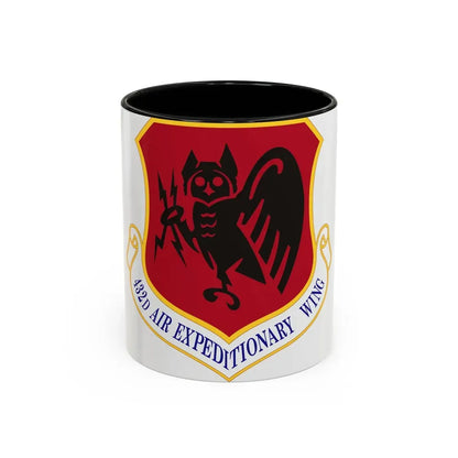 432d Air Expeditionary Wing (U.S. Air Force) Accent Coffee Mug 11oz Black - Go Mug Yourself