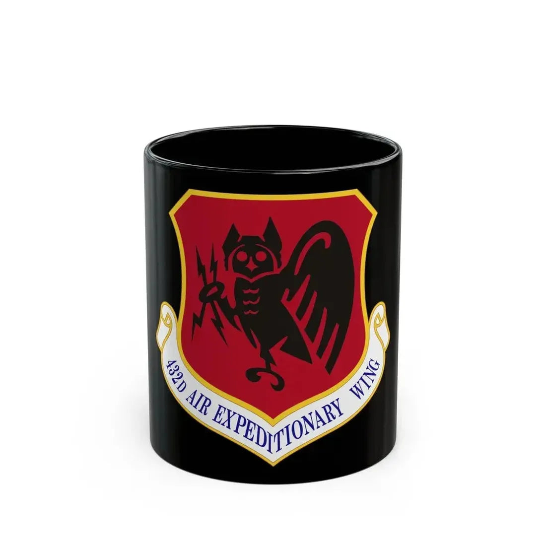 432d Air Expeditionary Wing (U.S. Air Force) Black Coffee Mug 11oz - Go Mug Yourself