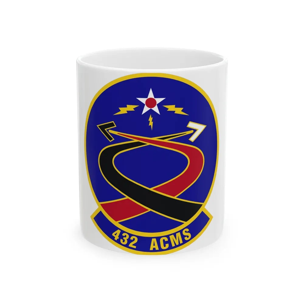 432d Aircraft Communications Maintenance Squadron (U.S. Air Force) White Coffee Mug-11oz-Go Mug Yourself