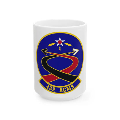 432d Aircraft Communications Maintenance Squadron (U.S. Air Force) White Coffee Mug-15oz-Go Mug Yourself