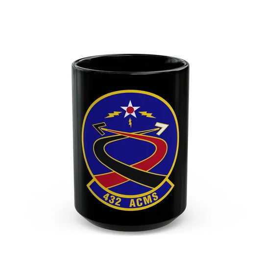 432d Aircraft Communications Maintenance Squadron (U.S. Air Force) Black Coffee Mug 15oz - Go Mug Yourself