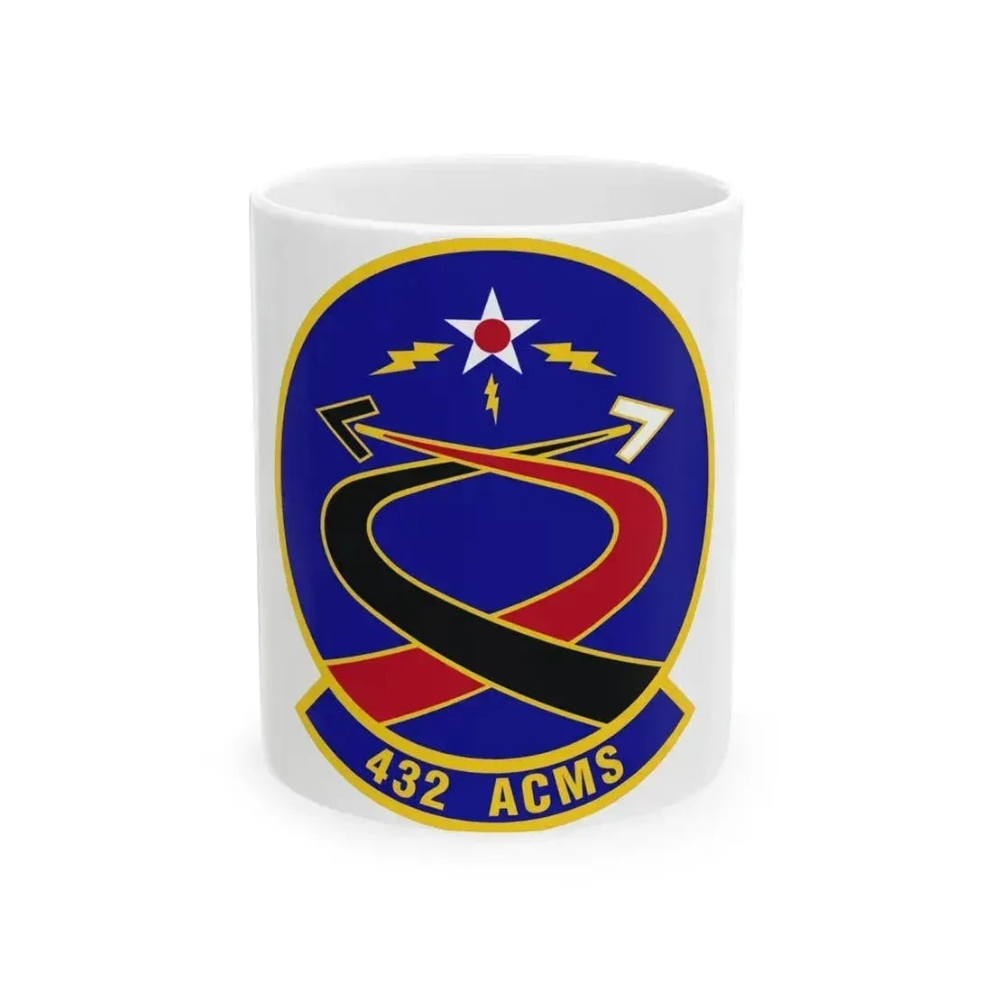 432d Aircraft Communications Maintenance Squadron (U.S. Air Force) White Coffee Mug 11oz - Go Mug Yourself