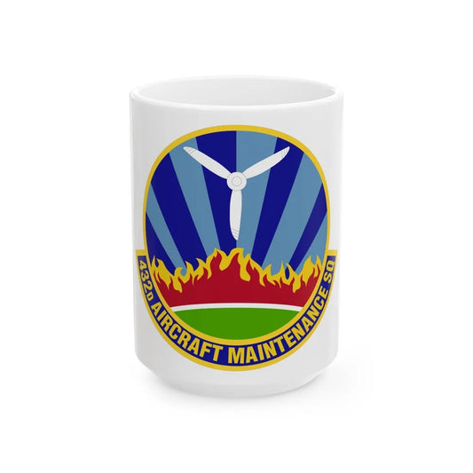 432d Aircraft Maintenance Squadron (U.S. Air Force) White Coffee Mug-15oz-Go Mug Yourself