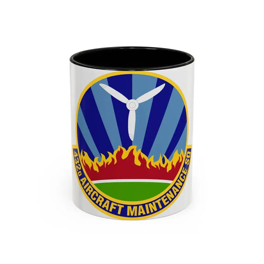 432d Aircraft Maintenance Squadron (U.S. Air Force) Accent Coffee Mug 11oz Black - Go Mug Yourself