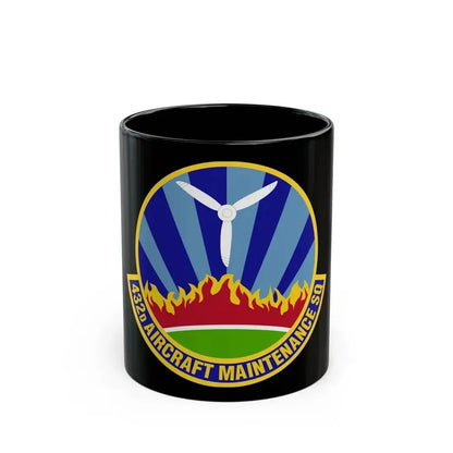 432d Aircraft Maintenance Squadron (U.S. Air Force) Black Coffee Mug 11oz - Go Mug Yourself