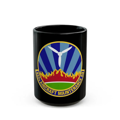 432d Aircraft Maintenance Squadron (U.S. Air Force) Black Coffee Mug 15oz - Go Mug Yourself