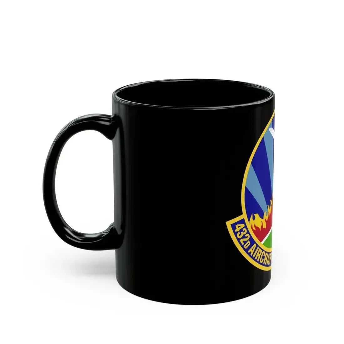 432d Aircraft Maintenance Squadron (U.S. Air Force) Black Coffee Mug - Go Mug Yourself