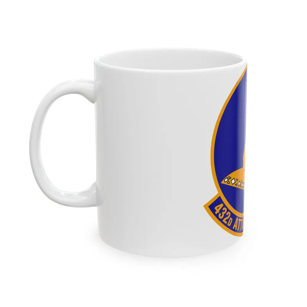 432d Attack Squadron (U.S. Air Force) White Coffee Mug-Go Mug Yourself