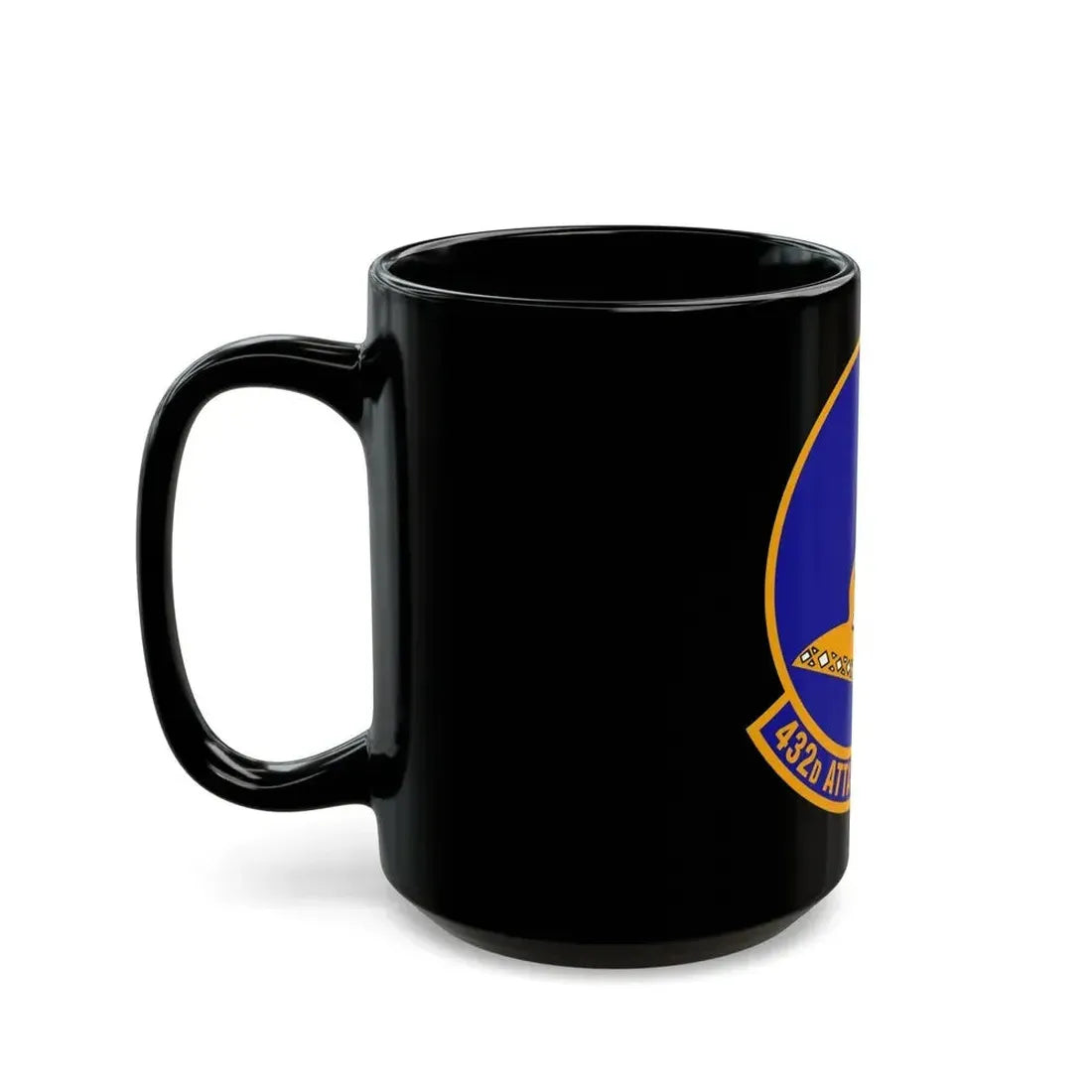 432d Attack Squadron (U.S. Air Force) Black Coffee Mug - Go Mug Yourself