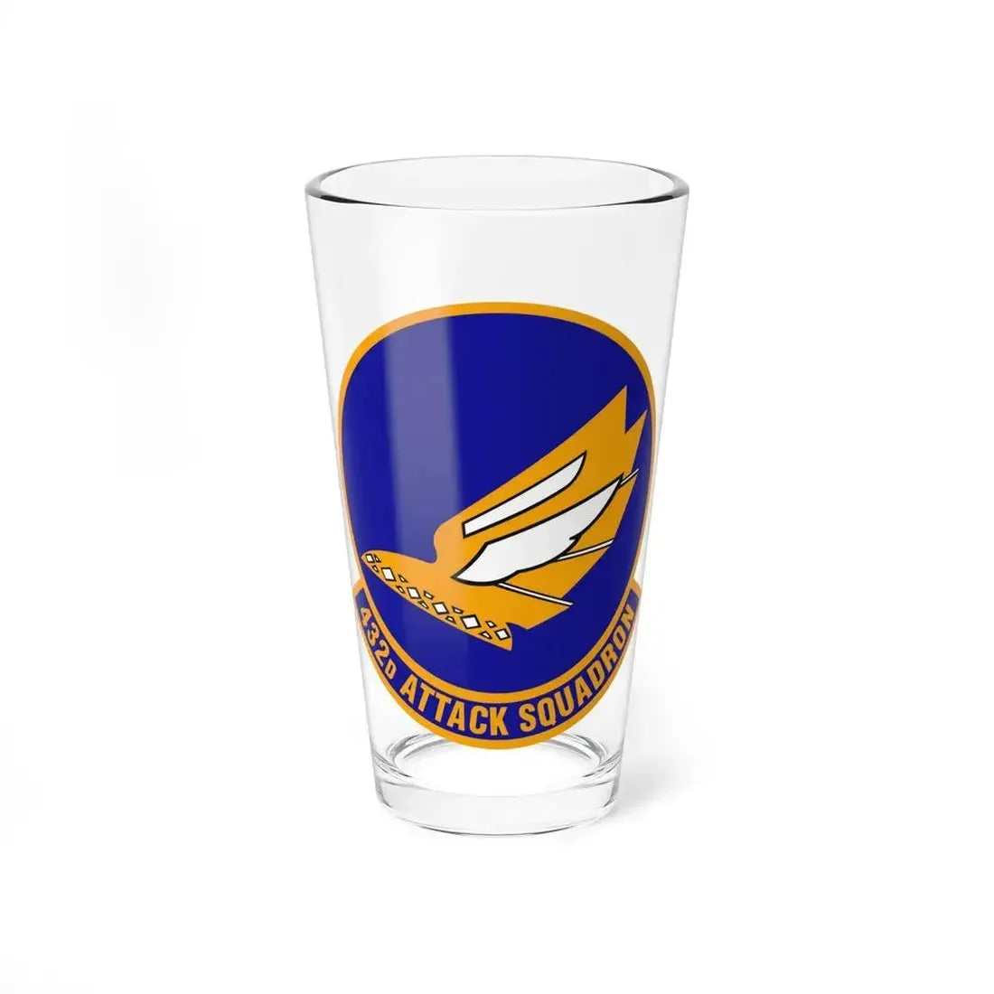 432d Attack Squadron (U.S. Air Force) Pint Glass 16oz 16oz - Go Mug Yourself