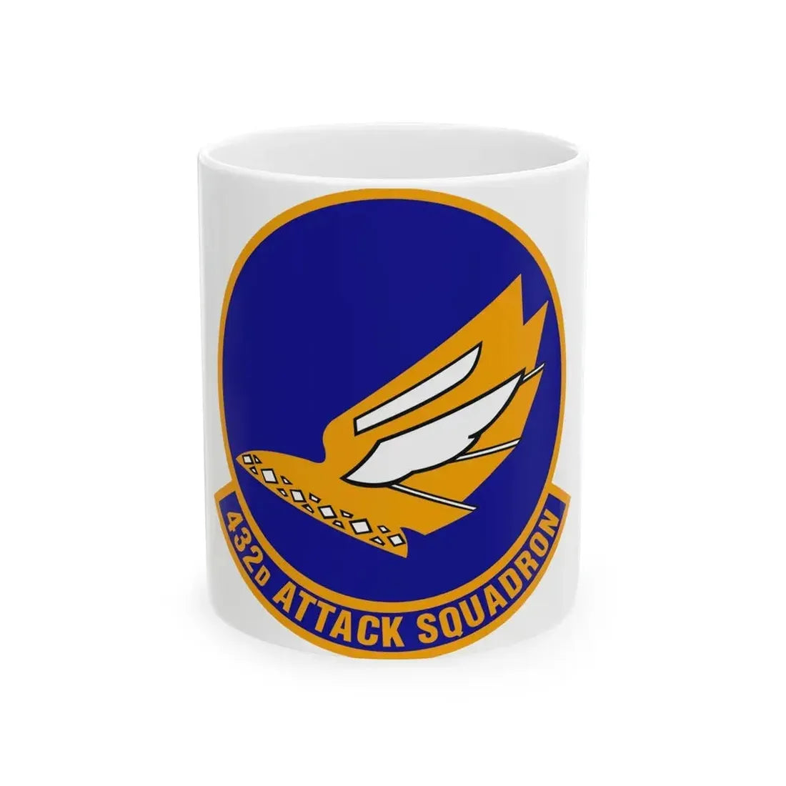 432d Attack Squadron (U.S. Air Force) White Coffee Mug 11oz - Go Mug Yourself