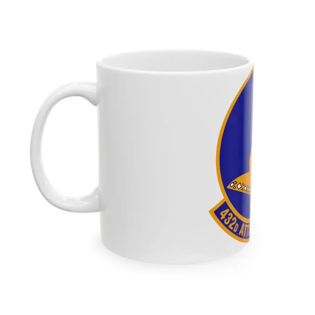 432d Attack Squadron (U.S. Air Force) White Coffee Mug - Go Mug Yourself