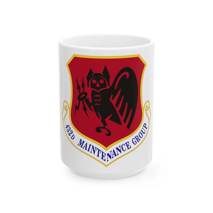 432d Maintenance Group (U.S. Air Force) White Coffee Mug-11oz-Go Mug Yourself