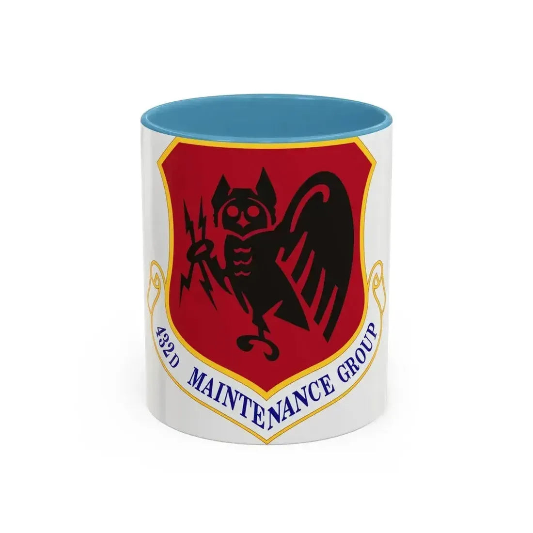 432d Maintenance Group (U.S. Air Force) Accent Coffee Mug 11oz Light Blue - Go Mug Yourself