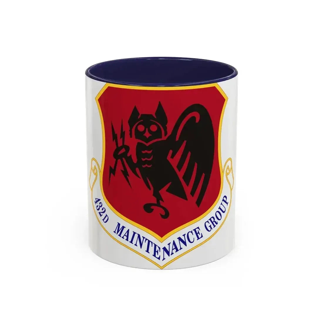 432d Maintenance Group (U.S. Air Force) Accent Coffee Mug 11oz Navy - Go Mug Yourself