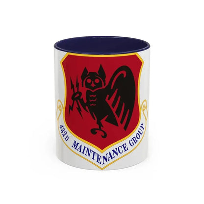 432d Maintenance Group (U.S. Air Force) Accent Coffee Mug 11oz Navy - Go Mug Yourself