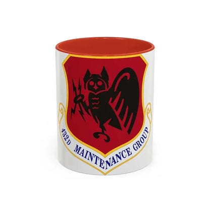 432d Maintenance Group (U.S. Air Force) Accent Coffee Mug 11oz Red - Go Mug Yourself