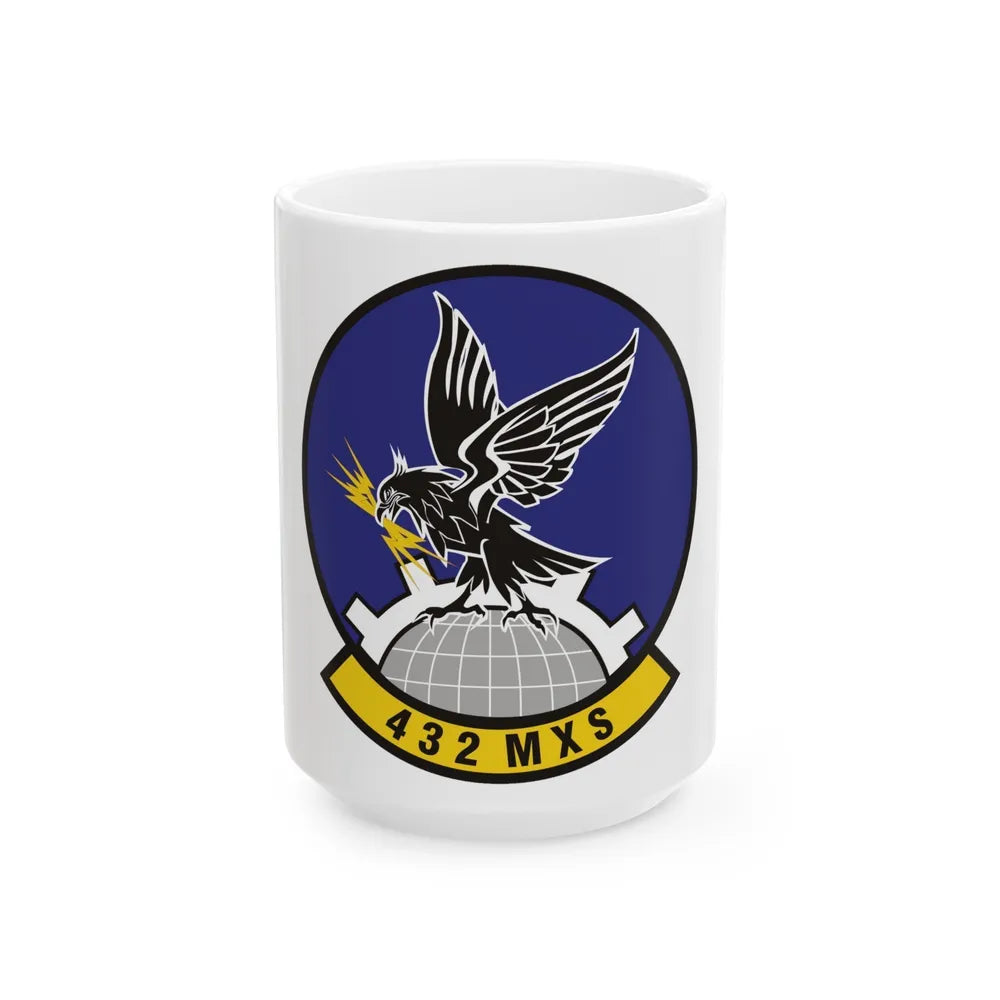 432d Maintenance Squadron (U.S. Air Force) White Coffee Mug-11oz-Go Mug Yourself