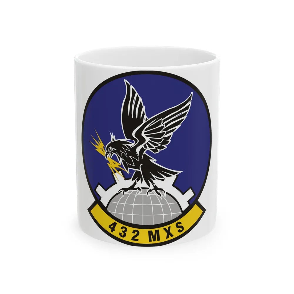 432d Maintenance Squadron (U.S. Air Force) White Coffee Mug-Go Mug Yourself