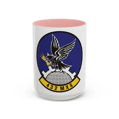 432d Maintenance Squadron (U.S. Air Force) Accent Coffee Mug 15oz Pink - Go Mug Yourself