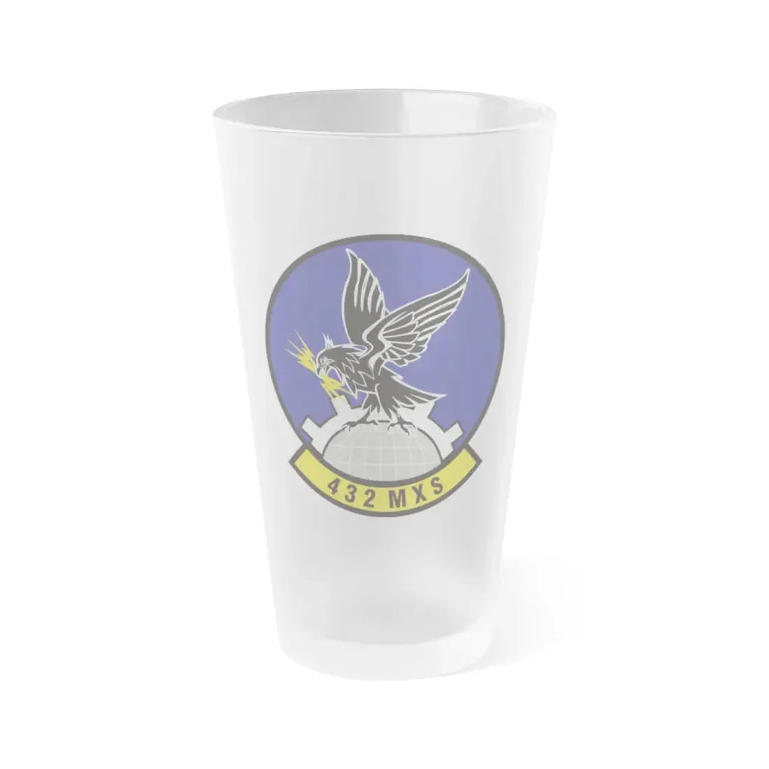 432d Maintenance Squadron (U.S. Air Force) Frosted Pint Glass 16oz 16oz Frosted - Go Mug Yourself
