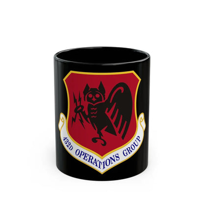 432d Operations Group (U.S. Air Force) Black Coffee Mug-11oz-Go Mug Yourself