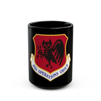 432d Operations Group (U.S. Air Force) Black Coffee Mug-15oz-Go Mug Yourself