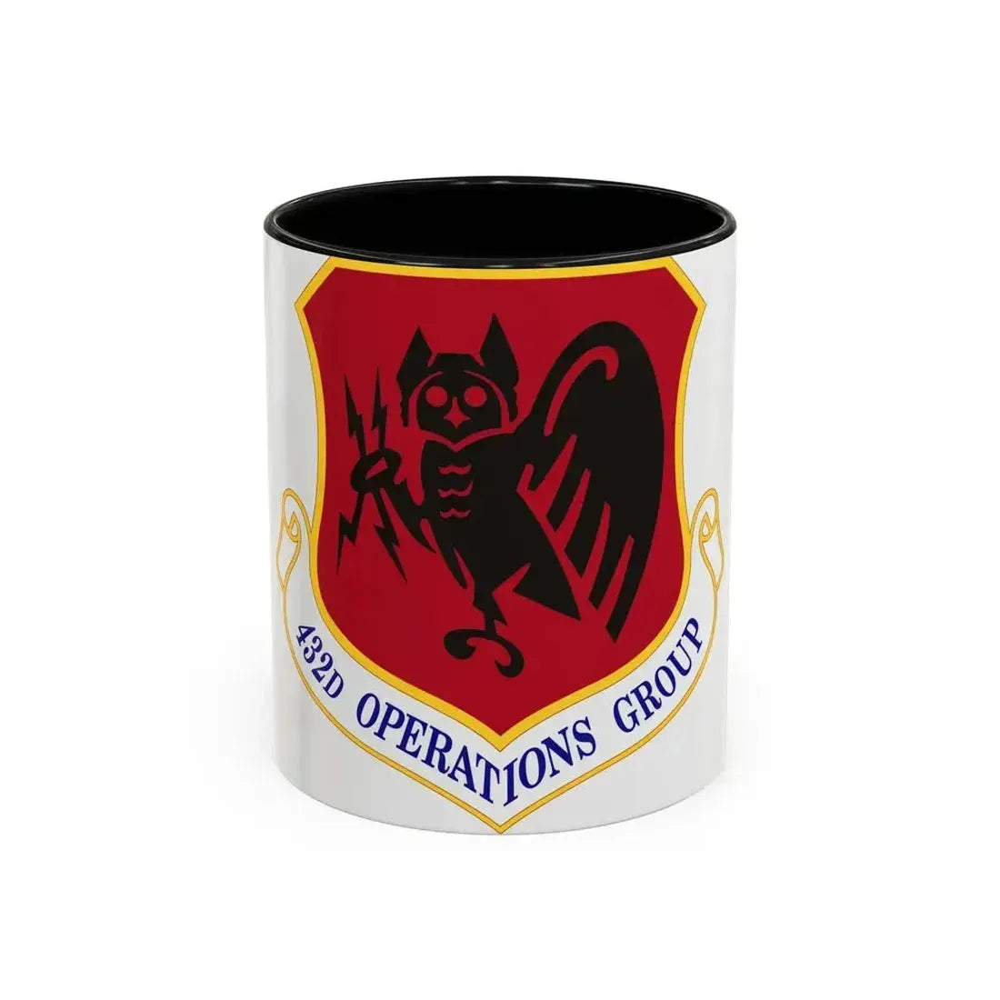432d Operations Group (U.S. Air Force) Accent Coffee Mug 11oz Black - Go Mug Yourself