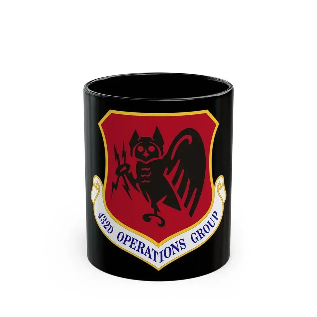432d Operations Group (U.S. Air Force) Black Coffee Mug 11oz - Go Mug Yourself