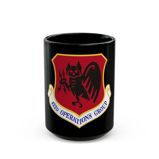 432d Operations Group (U.S. Air Force) Black Coffee Mug 15oz - Go Mug Yourself