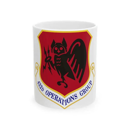 432d Operations Group (U.S. Air Force) White Coffee Mug 11oz - Go Mug Yourself