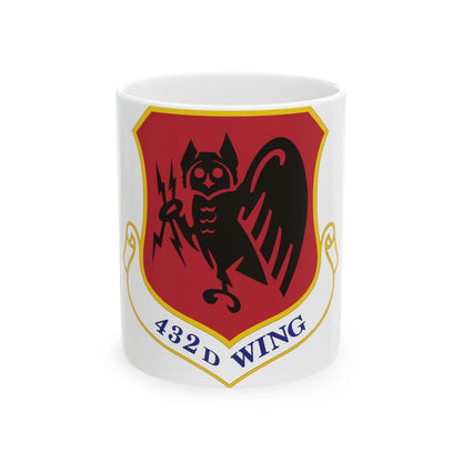 432d Wing (U.S. Air Force) White Coffee Mug-11oz-Go Mug Yourself