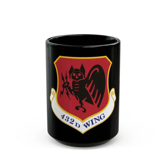 432d Wing (U.S. Air Force) Black Coffee Mug 15oz - Go Mug Yourself