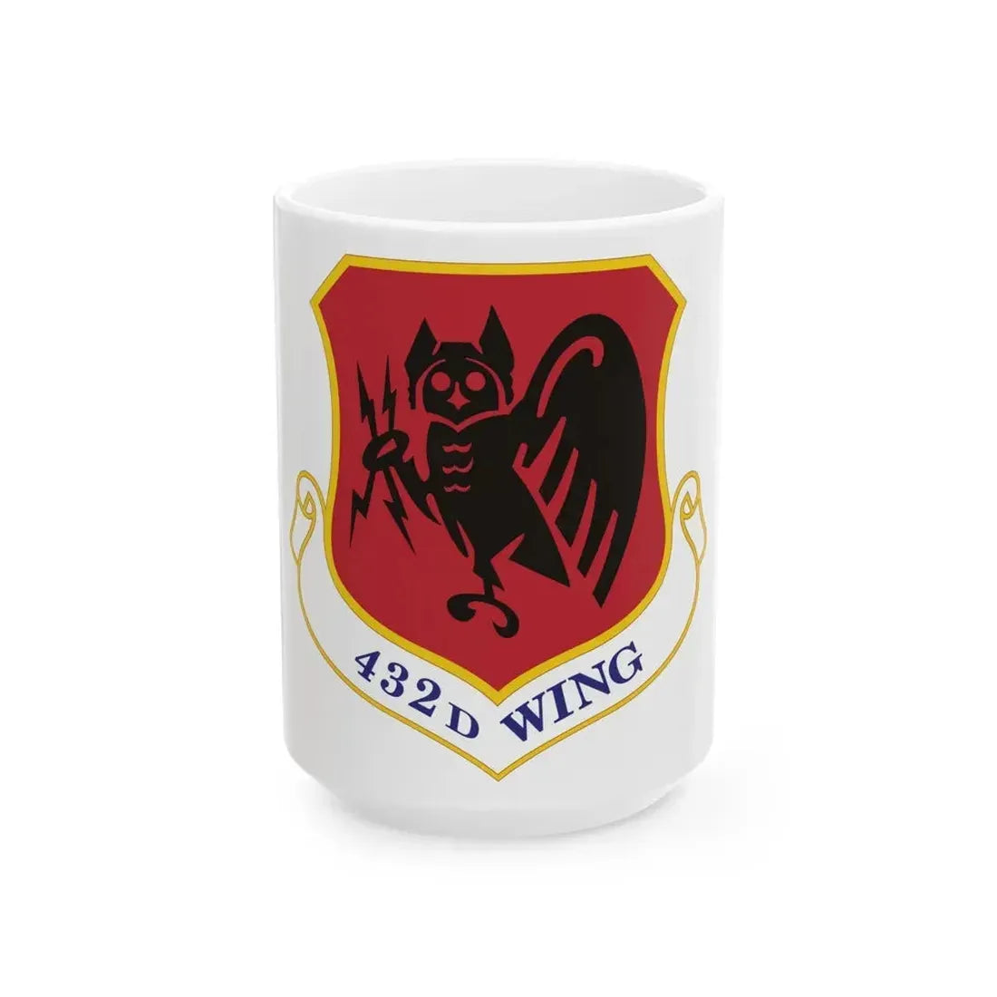 432d Wing (U.S. Air Force) White Coffee Mug 15oz - Go Mug Yourself