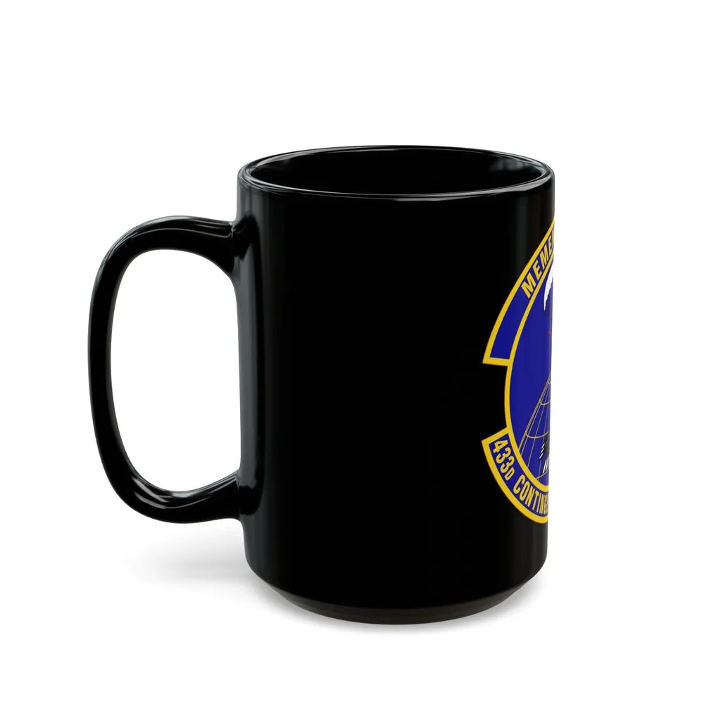 433 Contingency Response Flight AFRC (U.S. Air Force) Black Coffee Mug-Go Mug Yourself