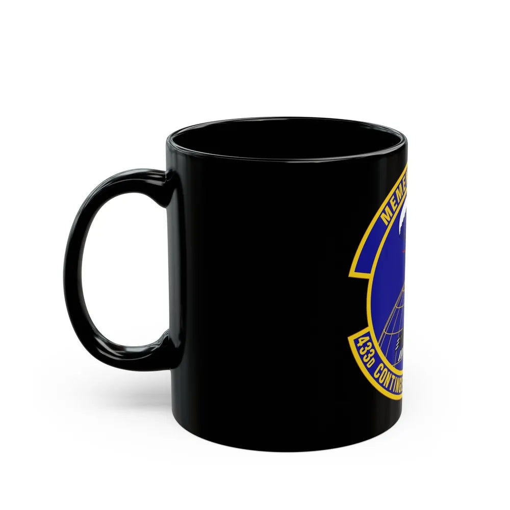 433 Contingency Response Flight AFRC (U.S. Air Force) Black Coffee Mug-Go Mug Yourself