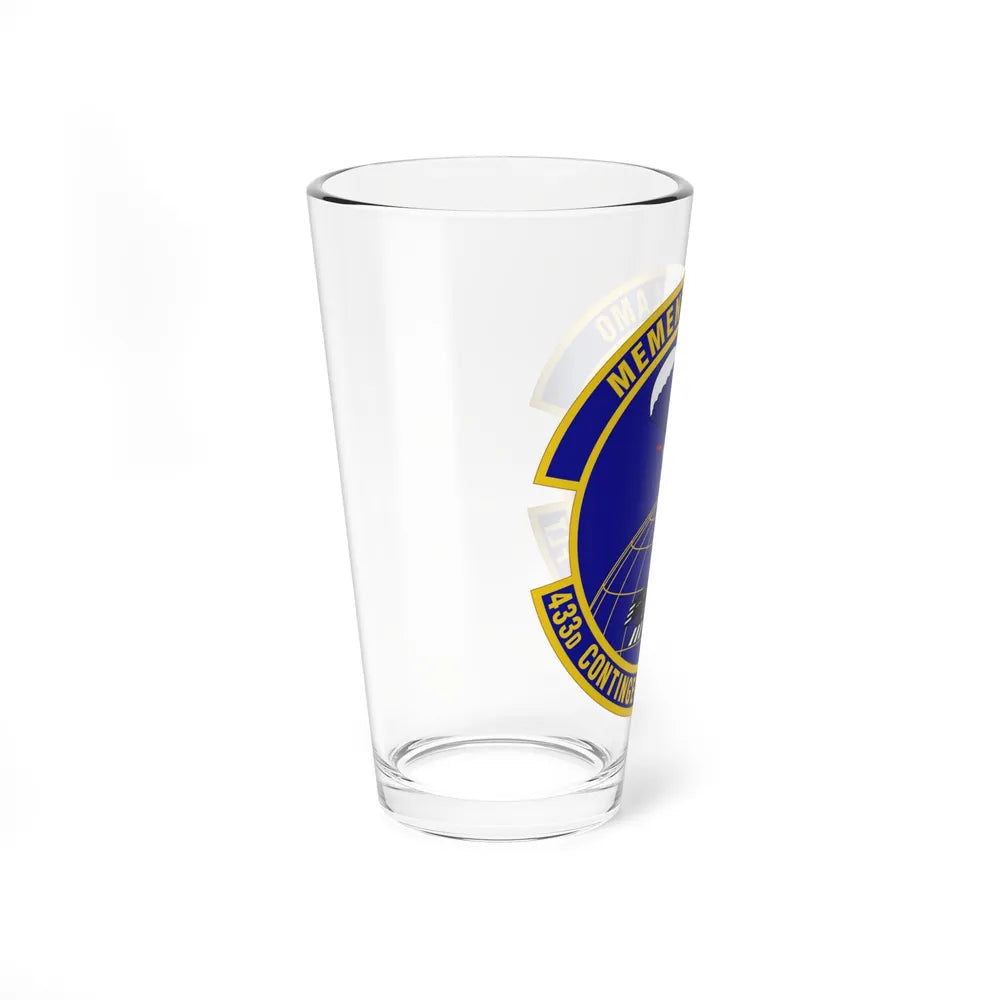 433 Contingency Response Flight AFRC (U.S. Air Force) Pint Glass 16oz-Go Mug Yourself