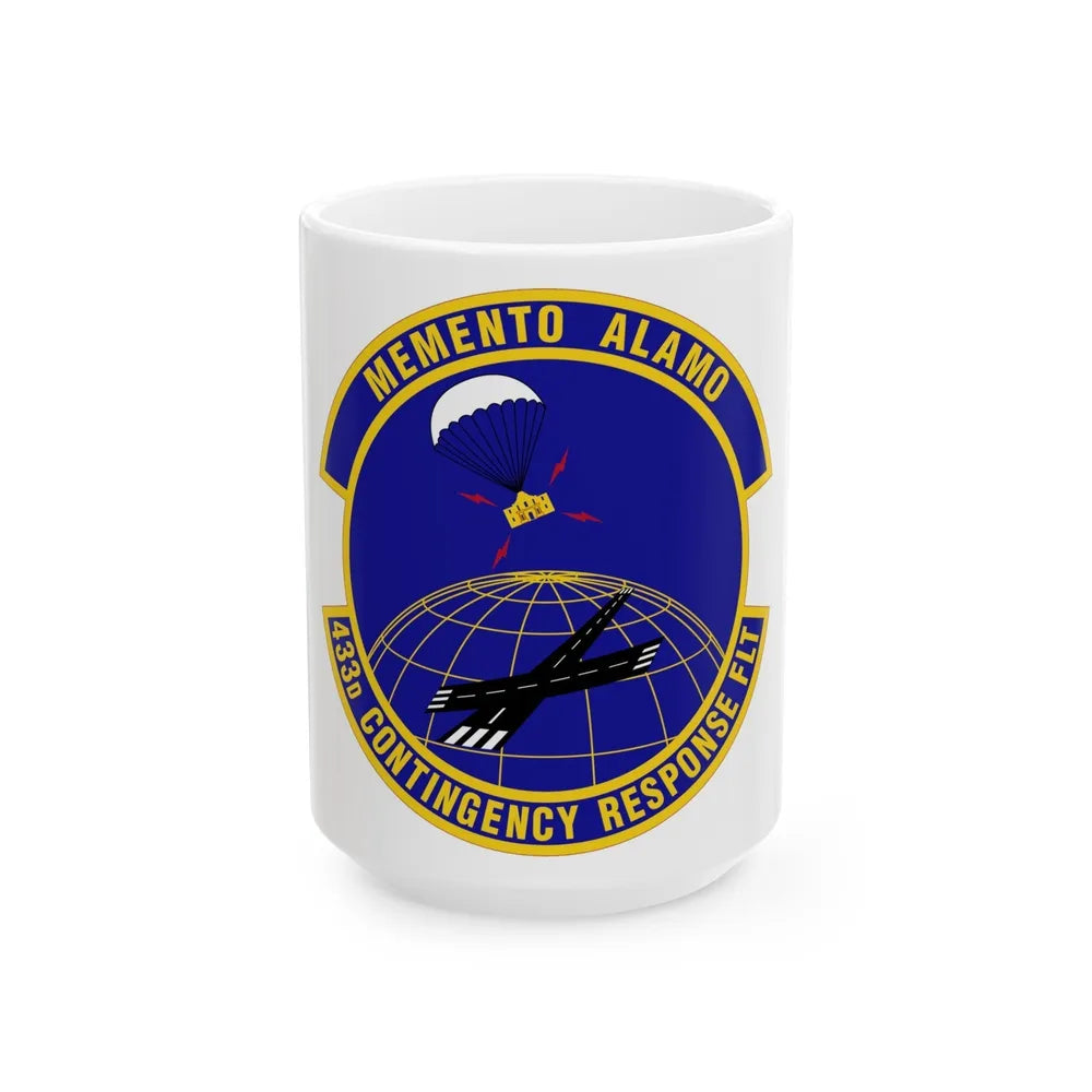 433 Contingency Response Flight AFRC (U.S. Air Force) White Coffee Mug-15oz-Go Mug Yourself