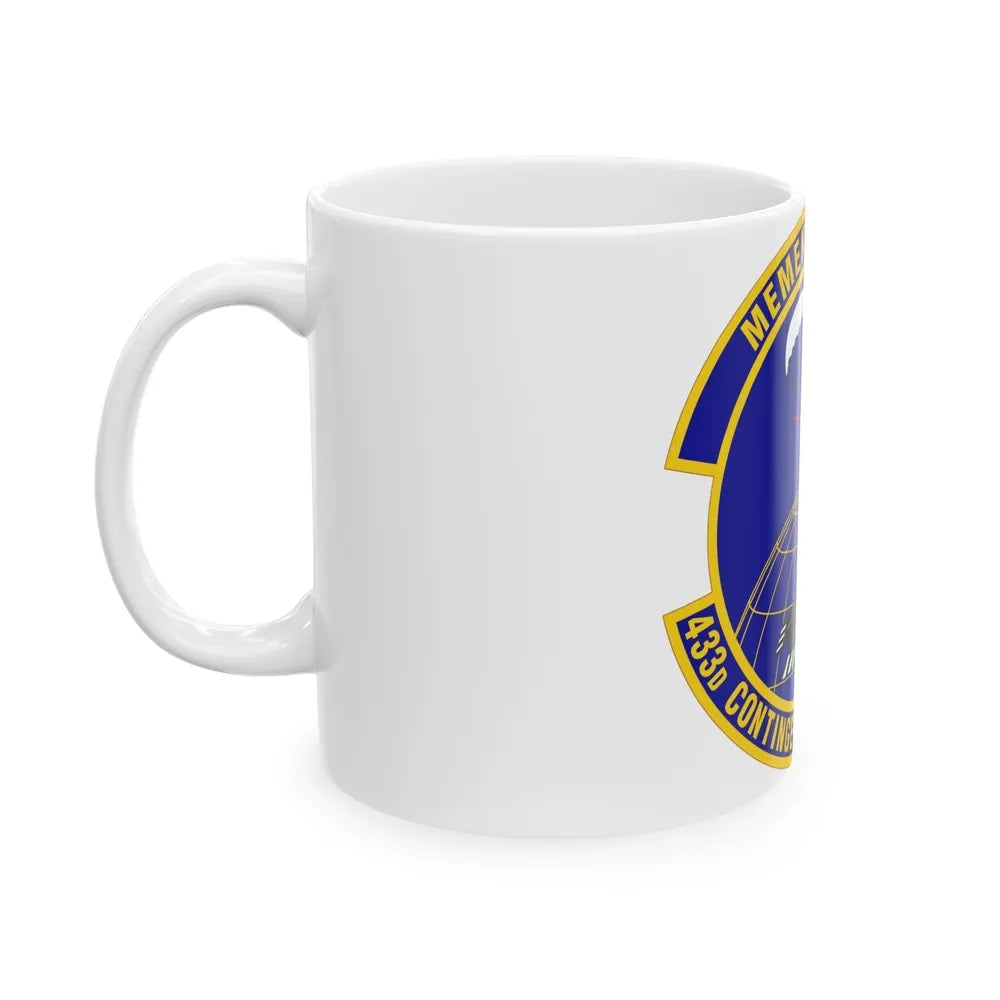 433 Contingency Response Flight AFRC (U.S. Air Force) White Coffee Mug-Go Mug Yourself