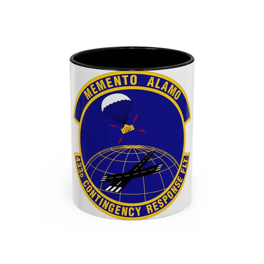 433 Contingency Response Flight AFRC (U.S. Air Force) Accent Coffee Mug 11oz Black - Go Mug Yourself