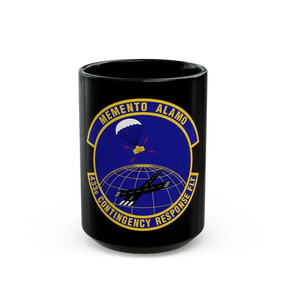 433 Contingency Response Flight AFRC (U.S. Air Force) Black Coffee Mug 15oz - Go Mug Yourself
