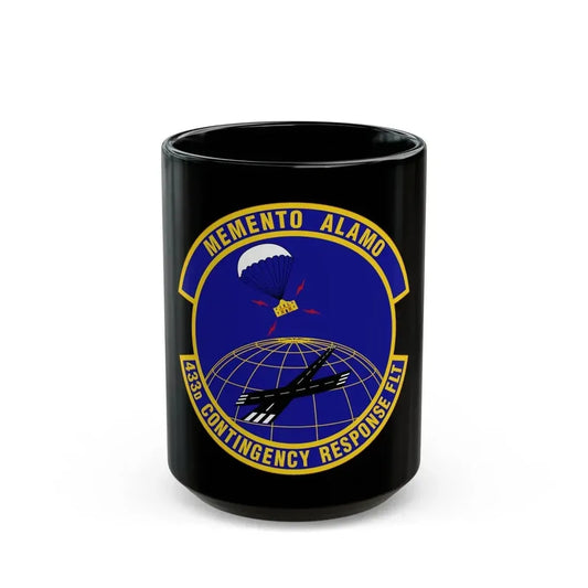 433 Contingency Response Flight AFRC (U.S. Air Force) Black Coffee Mug 15oz - Go Mug Yourself