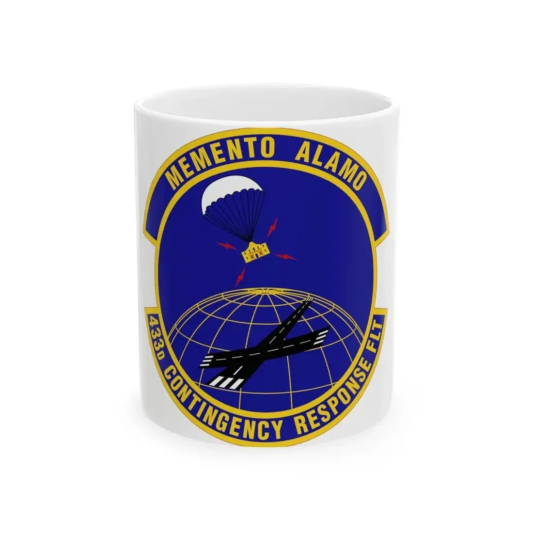 433 Contingency Response Flight AFRC (U.S. Air Force) White Coffee Mug 11oz - Go Mug Yourself
