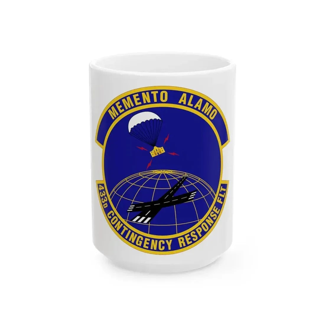 433 Contingency Response Flight AFRC (U.S. Air Force) White Coffee Mug 15oz - Go Mug Yourself